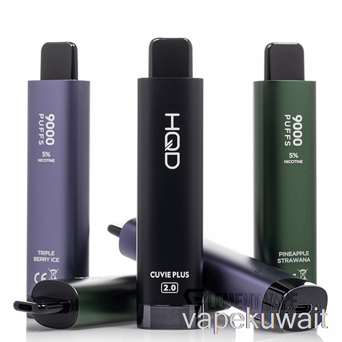 HQD Cuvie Plus 2.0 9000 نظام جراب الكيوي والفراولة القابل للتصرف